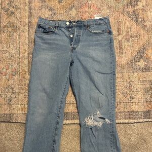 Levi’s premium wedgie straight jeans